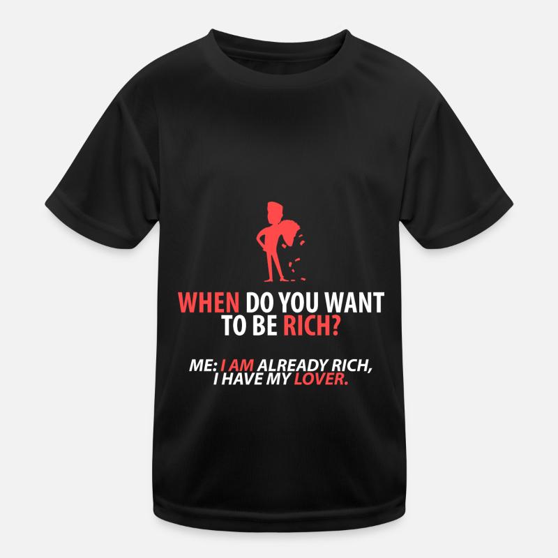Déjà riche : mon amant T-shirt sport Enfant