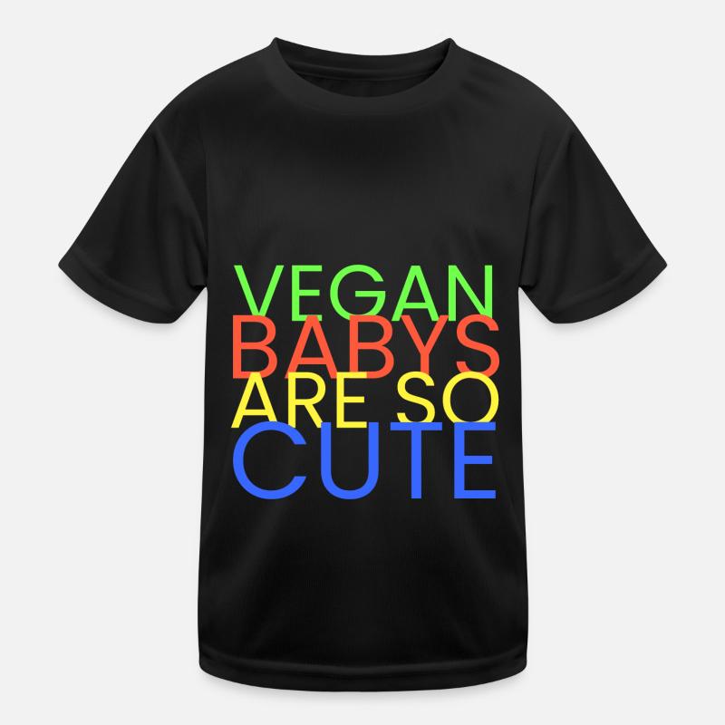 Vegane Babies sind so süß Kinder Funktions-T-Shirt