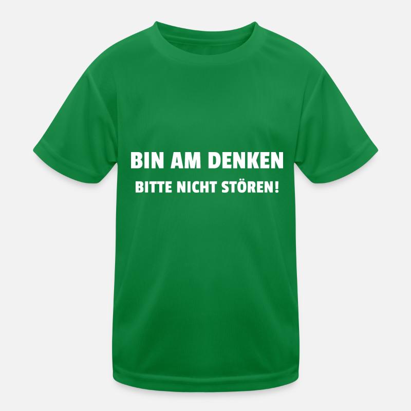 Bin Am Denken Bitte Nicht Stören! Kinder Funktions-T-Shirt