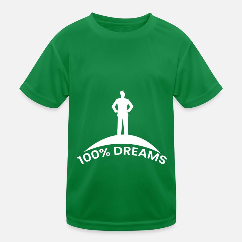 100% Träume Kinder Funktions-T-Shirt