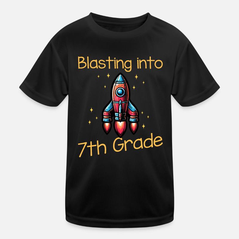 Exploser en 7e année - T-shirt sport Enfant - noir