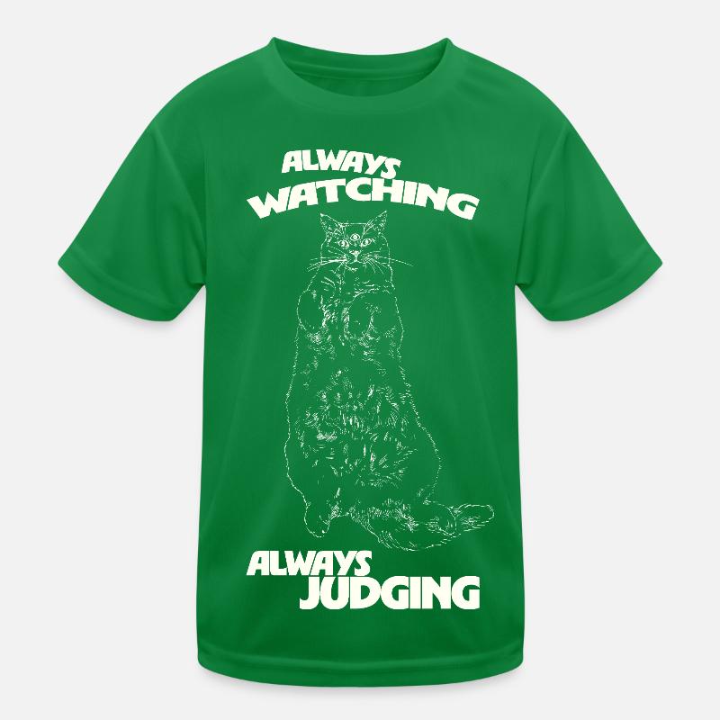 ALWAYS WATCHING, ALWAYS JUDGING Kids Functional T-Shirt