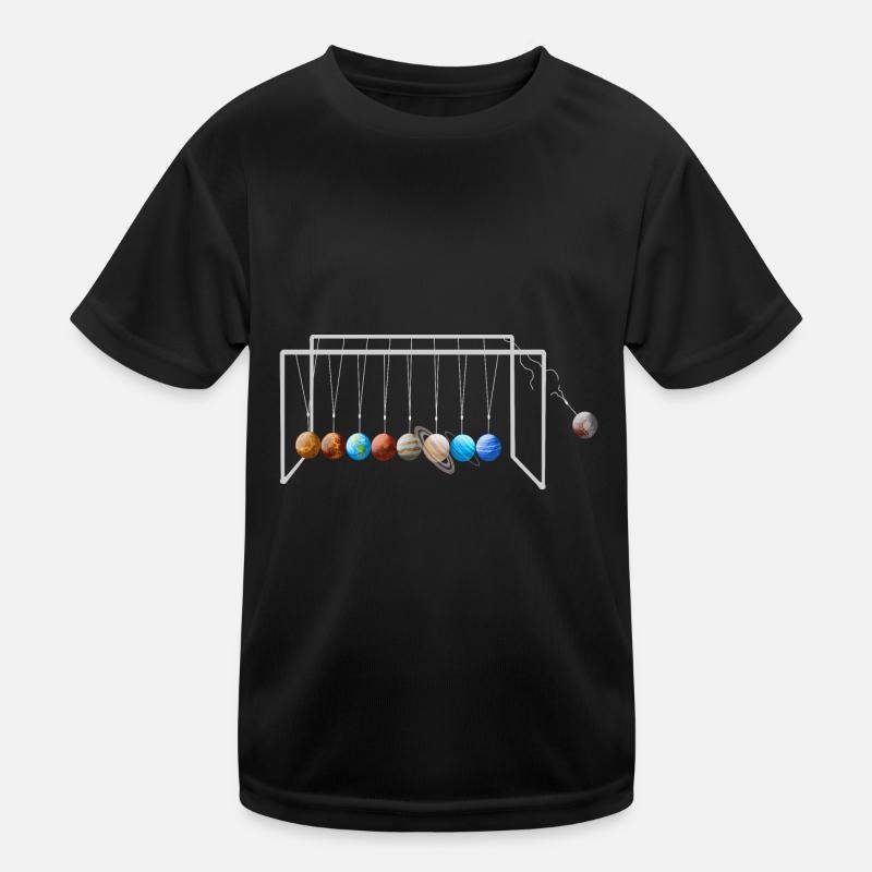 Never Forget Pluto Lustiges Planet Pluto Kinder Funktions-T-Shirt