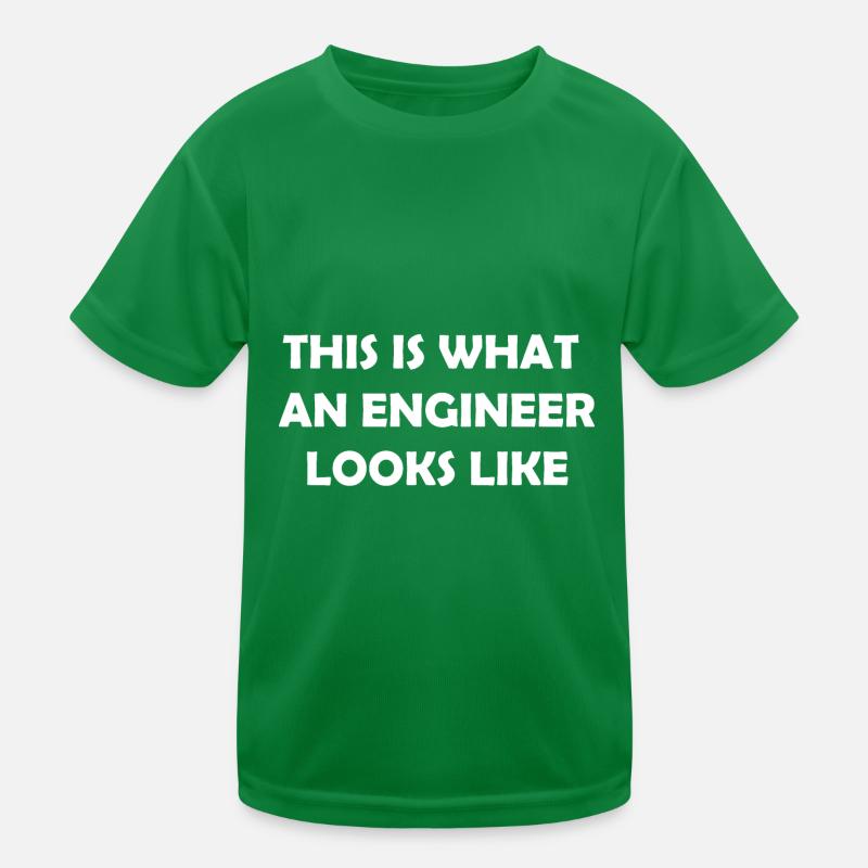 This is What an Engineer Looks Like Kids Functional T-Shirt