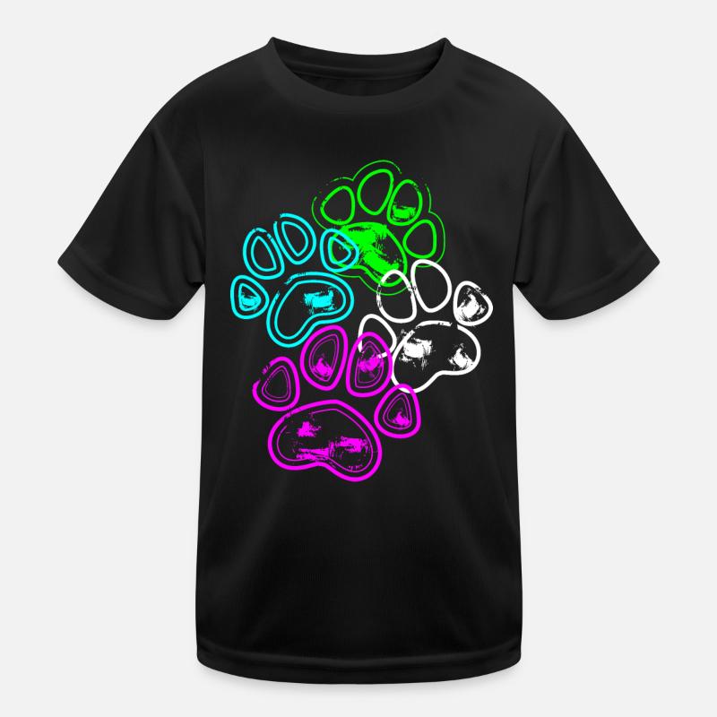 Néon-Paw Design T-shirt sport Enfant