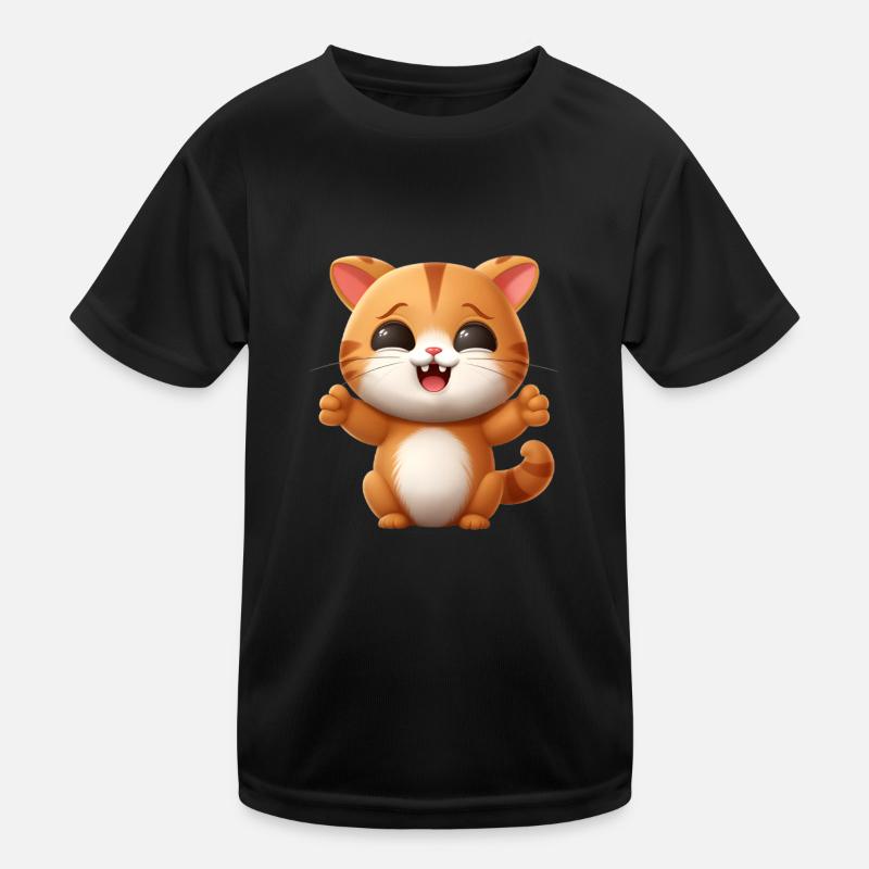 Maman Hugs Mignon Cat Câlins Matching T-shirt sport Enfant