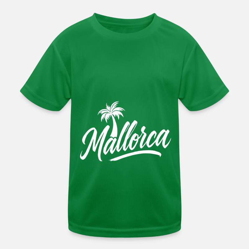 Palmiers lettrage de Majorque T-shirt sport Enfant