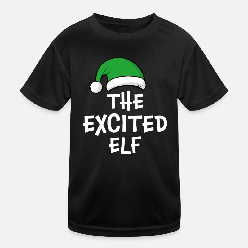 The Excited Elf Kids Functional T-Shirt