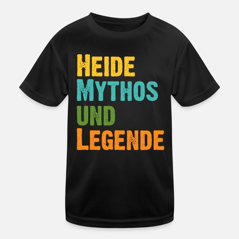 Mythos Heide die Legende Vorname Heide Kinder Funktions-T-Shirt