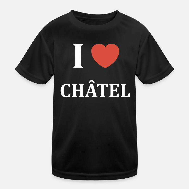 i love châtel T-shirt sport Enfant