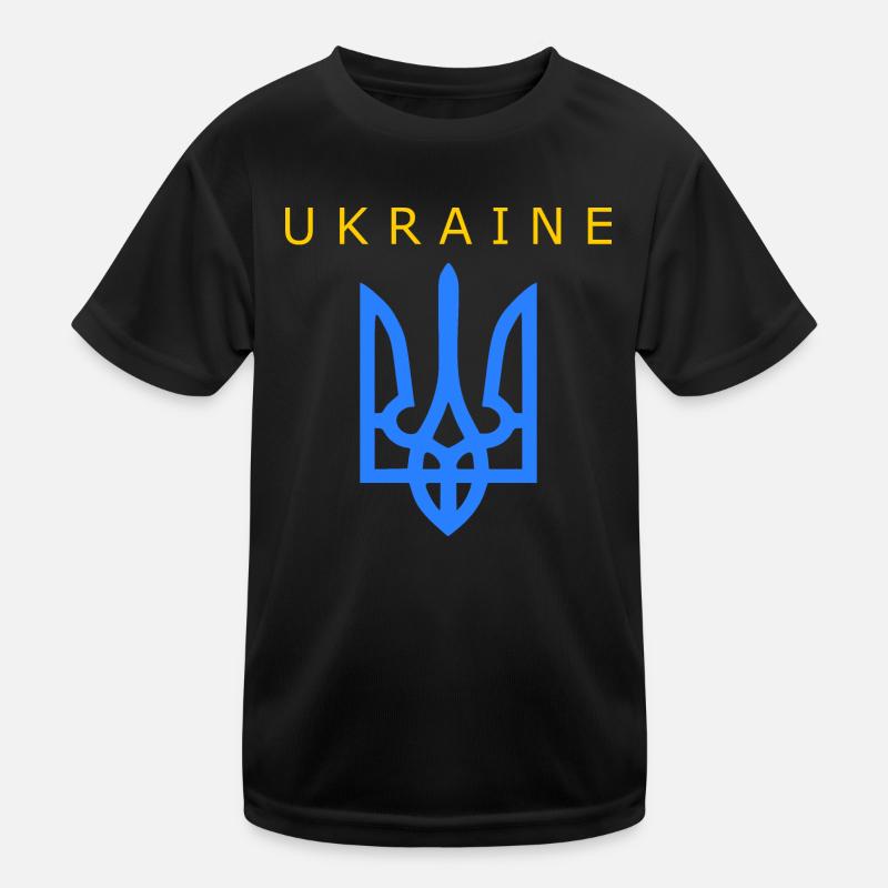 Ukraine Kinder Funktions-T-Shirt