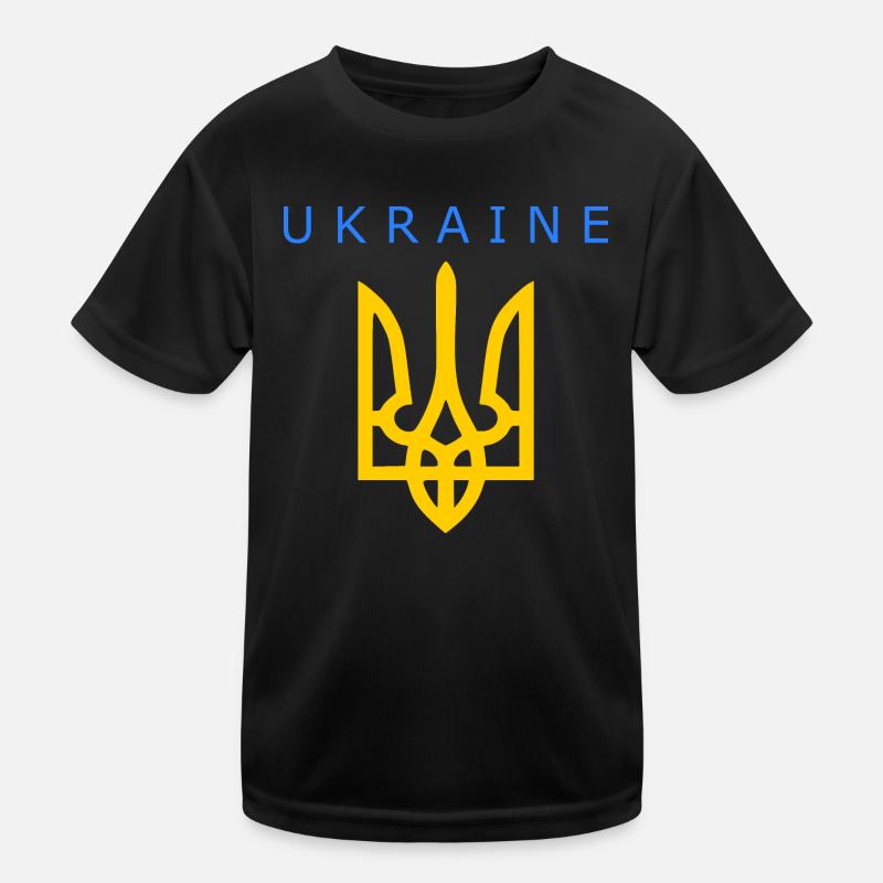 Ukraine Kids Functional T-Shirt