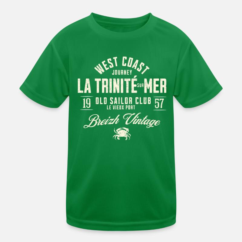 La Trinité sur Mer Old sailor Kids Functional T-Shirt