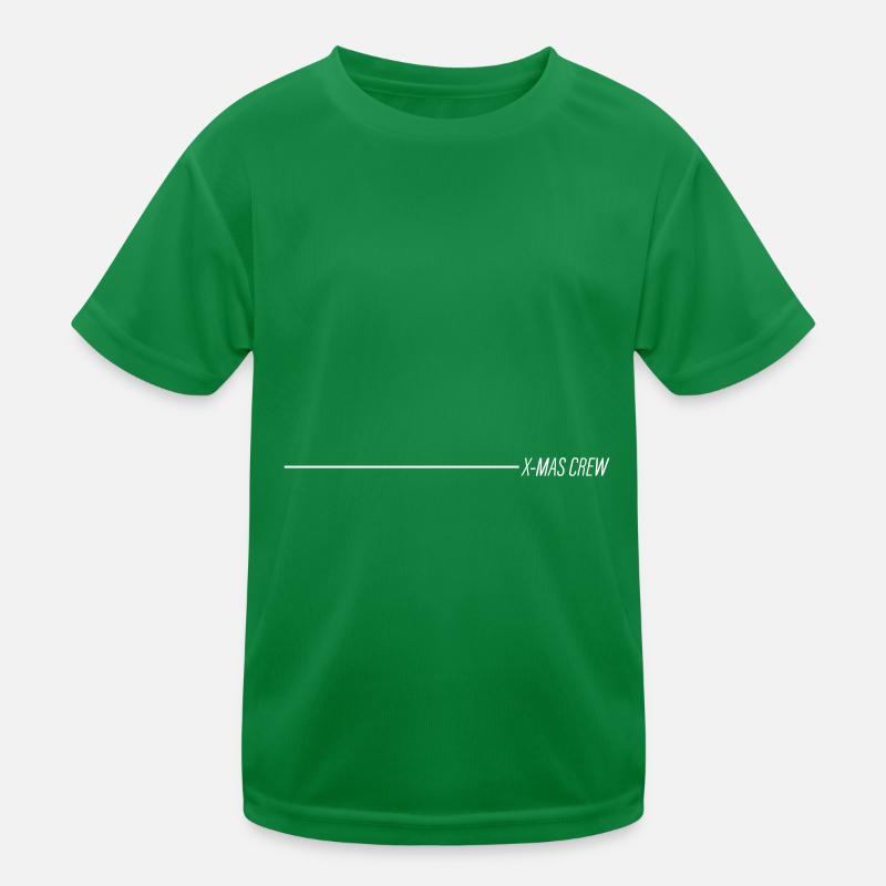 X-Mas Crew Weihnachten Advent Kinder Funktions-T-Shirt