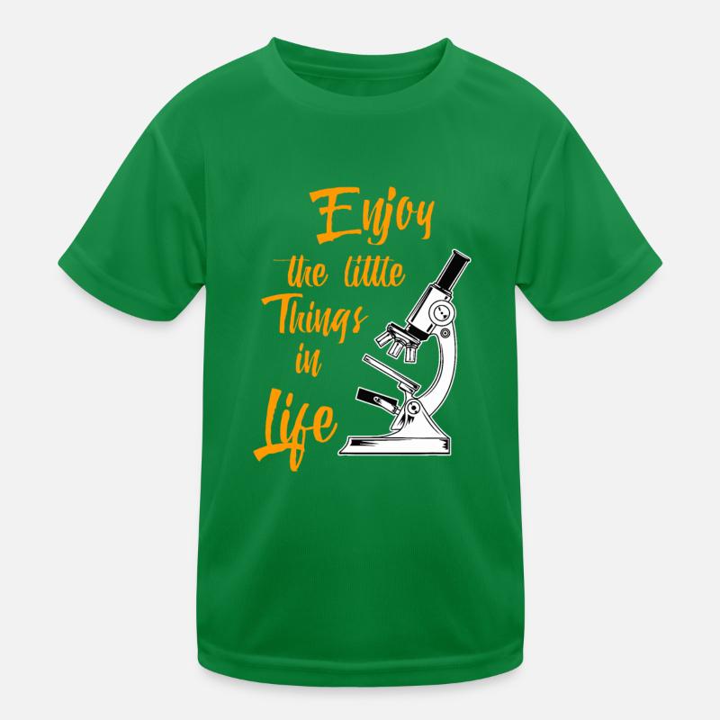 Laboratoire de microscope biologiste - jeu de mots de biologie T-shirt sport Enfant