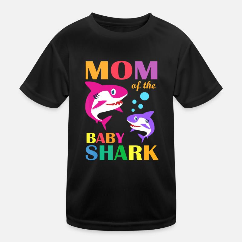 Mama des Babys Geburtstag Hai Mama Hai Mutter Kinder Funktions-T-Shirt
