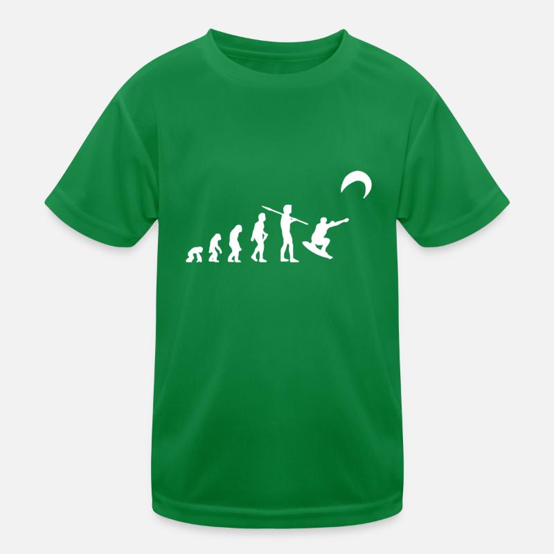 Kitersurfer Evolution Kitesurf T-shirt sport Enfant