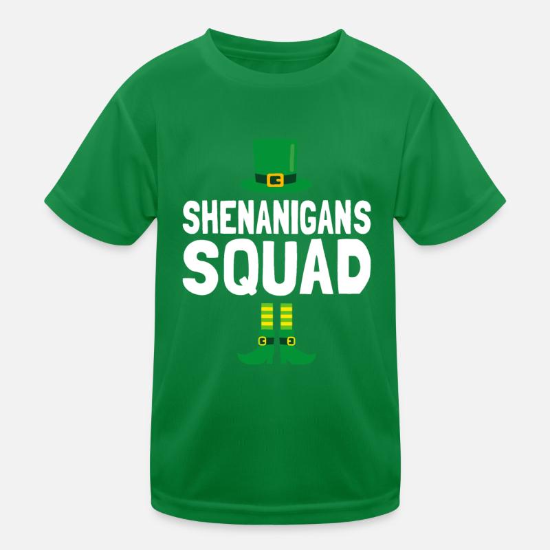 Shenanigans Squad St Patricks Day T-shirt sport Enfant