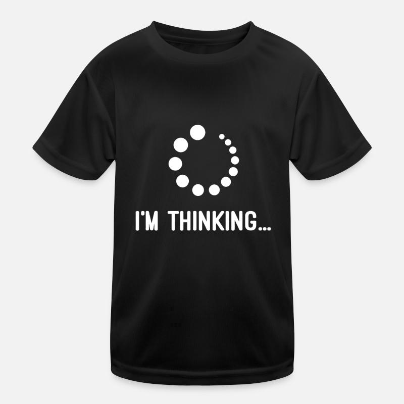 Lustiger Programmierer, denke ich Kinder Funktions-T-Shirt