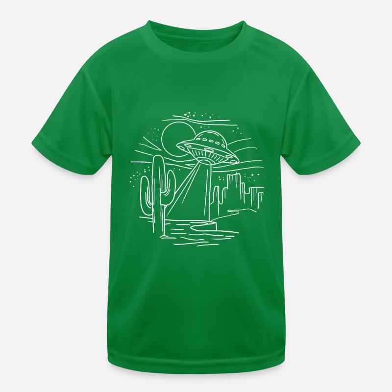 UFO Desert Retro Alien Spaceship Area 51 ET Space T-shirt sport Enfant
