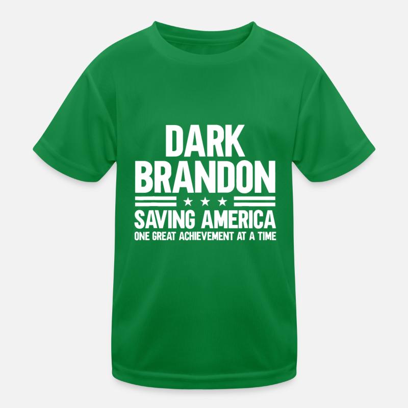 Dark Brandon Saving America Kids Functional T-Shirt