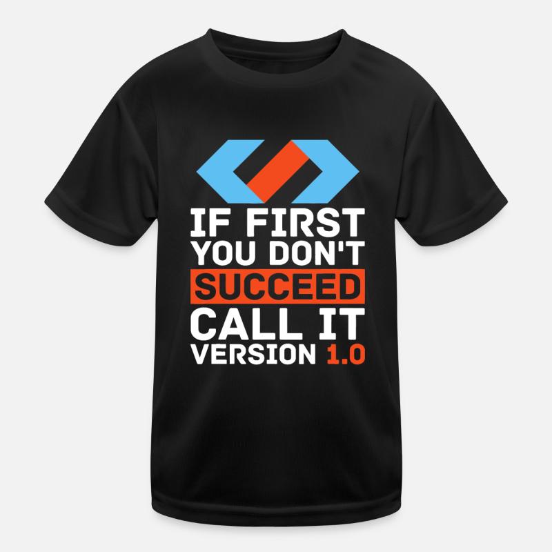 Programmierung - Informatik Programmierer Software - Kinder Funktions-T-Shirt - Schwarz