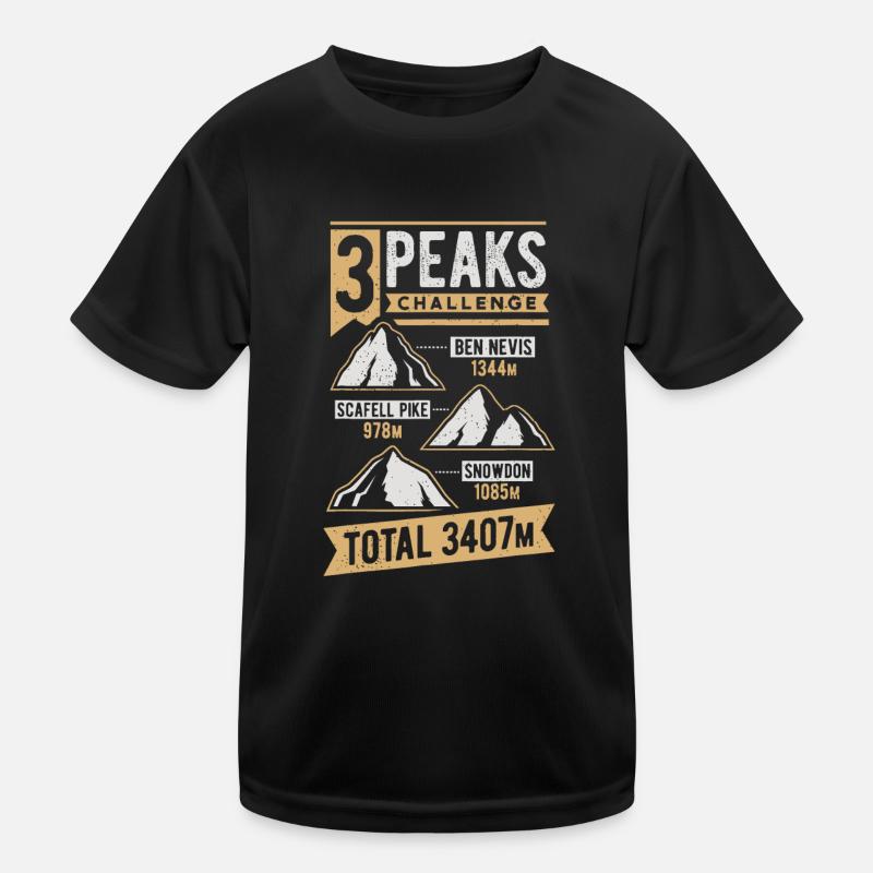 3 Peaks Challenge Die Drei Zinnen Kinder Funktions-T-Shirt