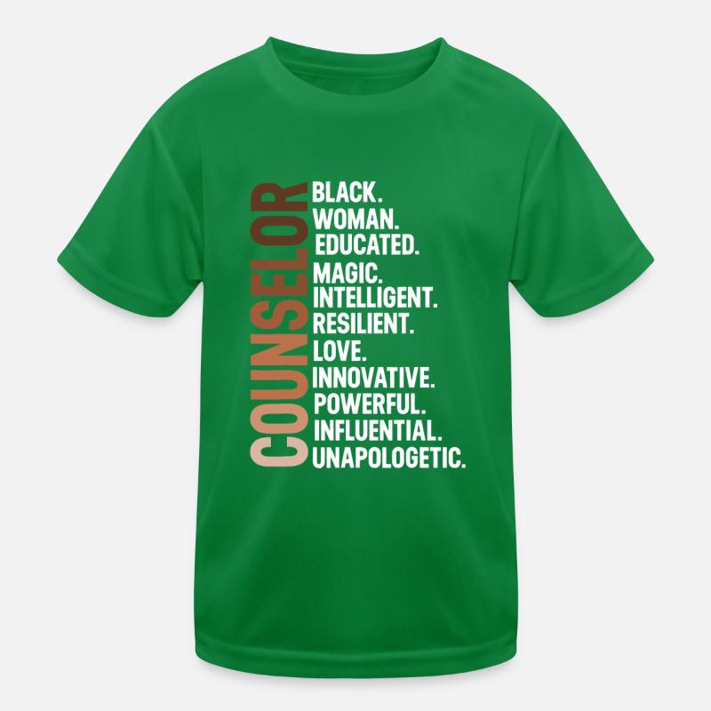 Ich bin ein schwarzer Ratgeber Afro, Black History Month Kinder Funktions-T-Shirt