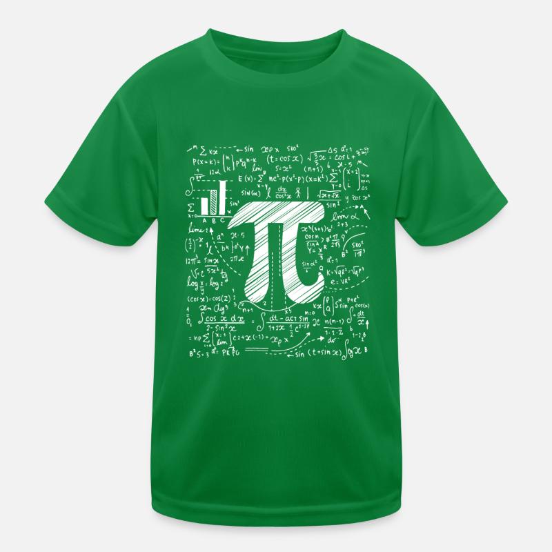 Pi Day Math Equation Kids Functional T-Shirt