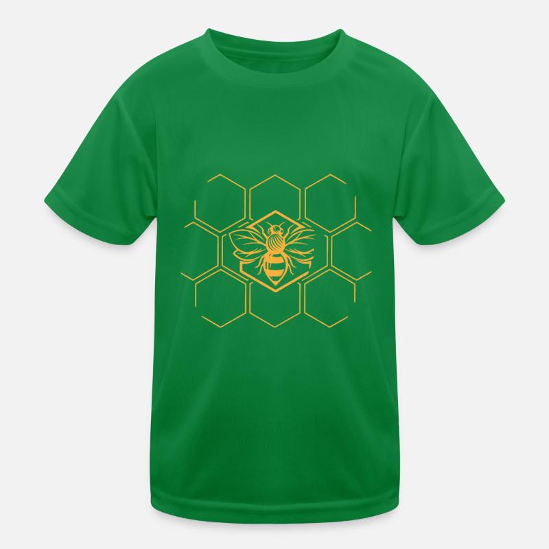 Beekeeping - Honeycomb Love For Bees Kids Functional T-Shirt