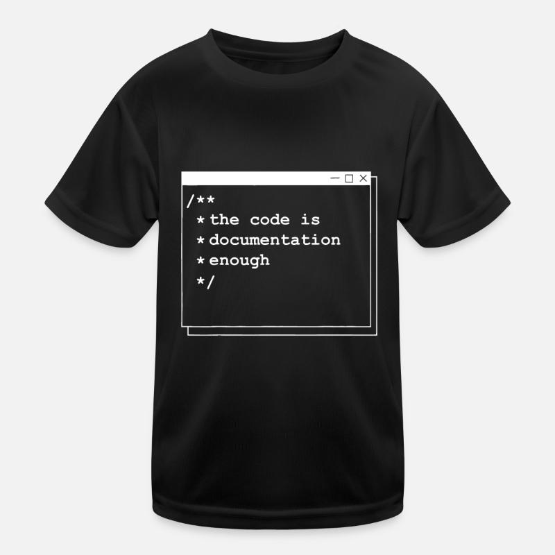 The code is enough | computer programming nerd Kids Functional T-Shirt
