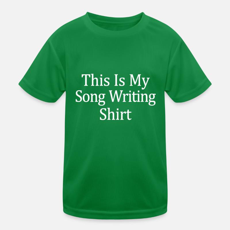 Ceci est mon écriture de chanson T-shirt sport Enfant
