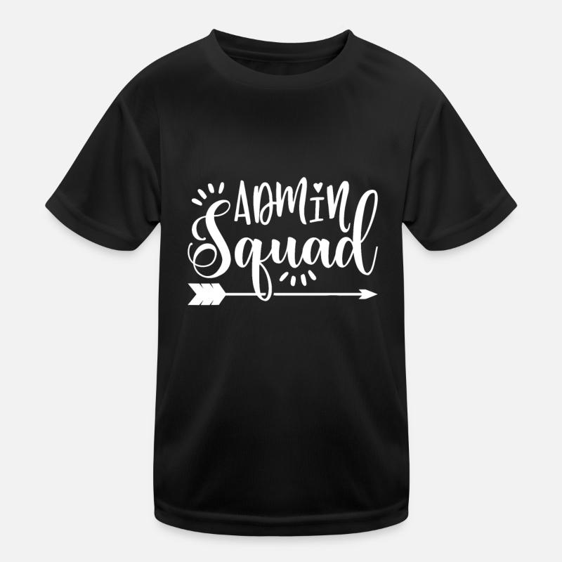 Schul-Admin-Geschenk Admin-Trupp Kinder Funktions-T-Shirt