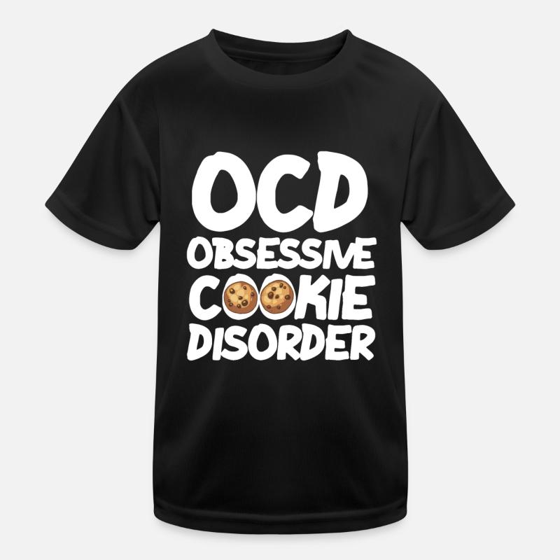 Funny Cookie Lover Gift, Cool Cookies Eater Kids Functional T-Shirt