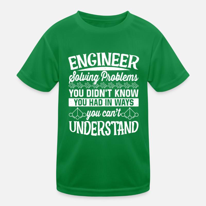 Engineer Solving Problems Kids Functional T-Shirt