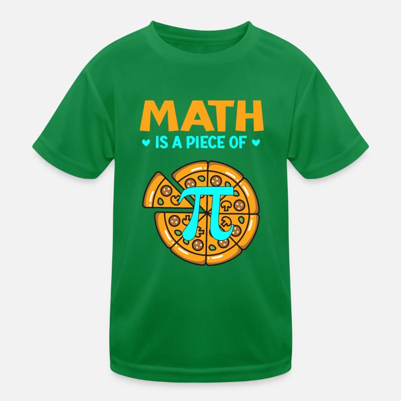 Pi Tag 3.14 Mathe ist ein Stück Pizza Bitcoin Start Kinder Funktions-T-Shirt