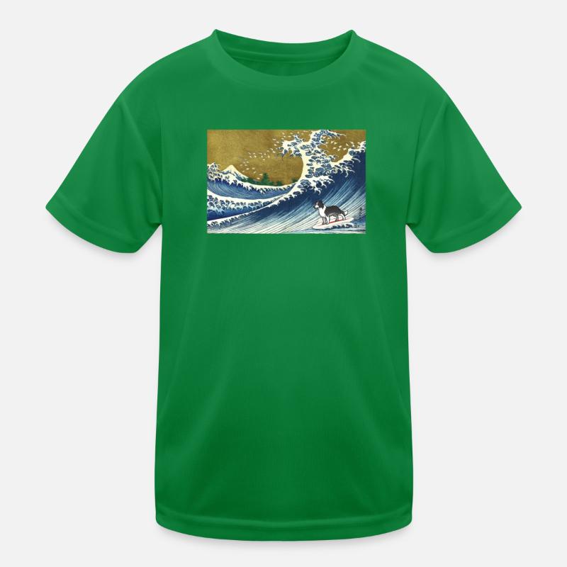 Border Collie Kinder Funktions-T-Shirt