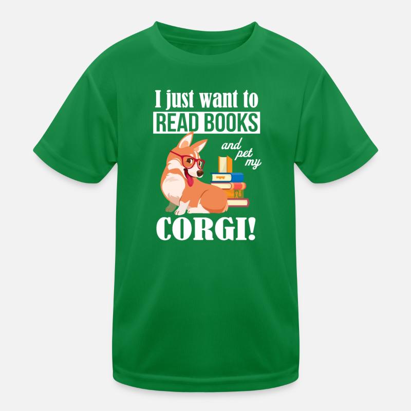 Corgi Kinder Funktions-T-Shirt