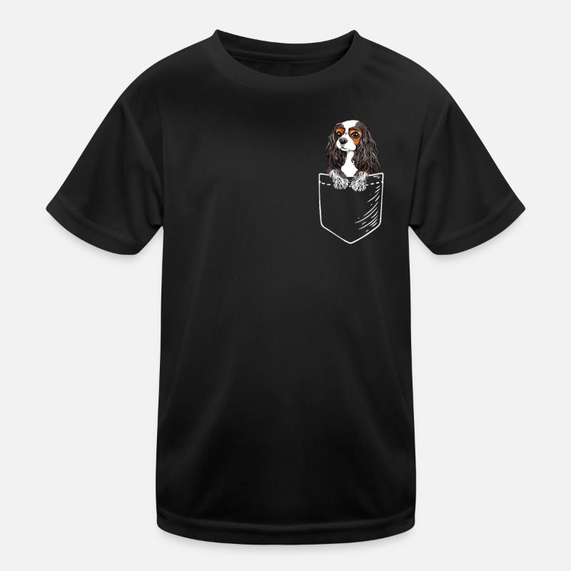 Cavalier King Charles Spaniel Kids Functional T-Shirt