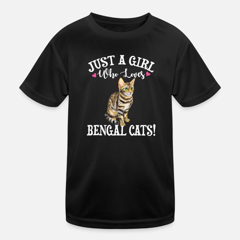 Chats du Bengale T-shirt sport Enfant