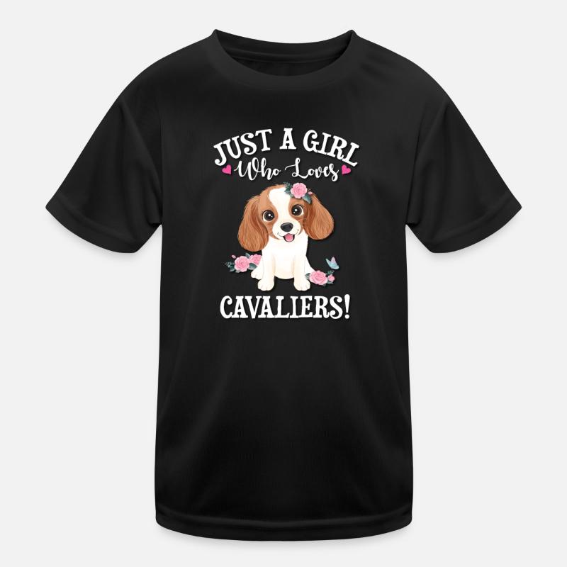 Cavalier King Charles Spaniel Kinder Funktions-T-Shirt