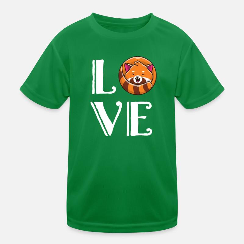 Kleiner Panda Kinder Funktions-T-Shirt