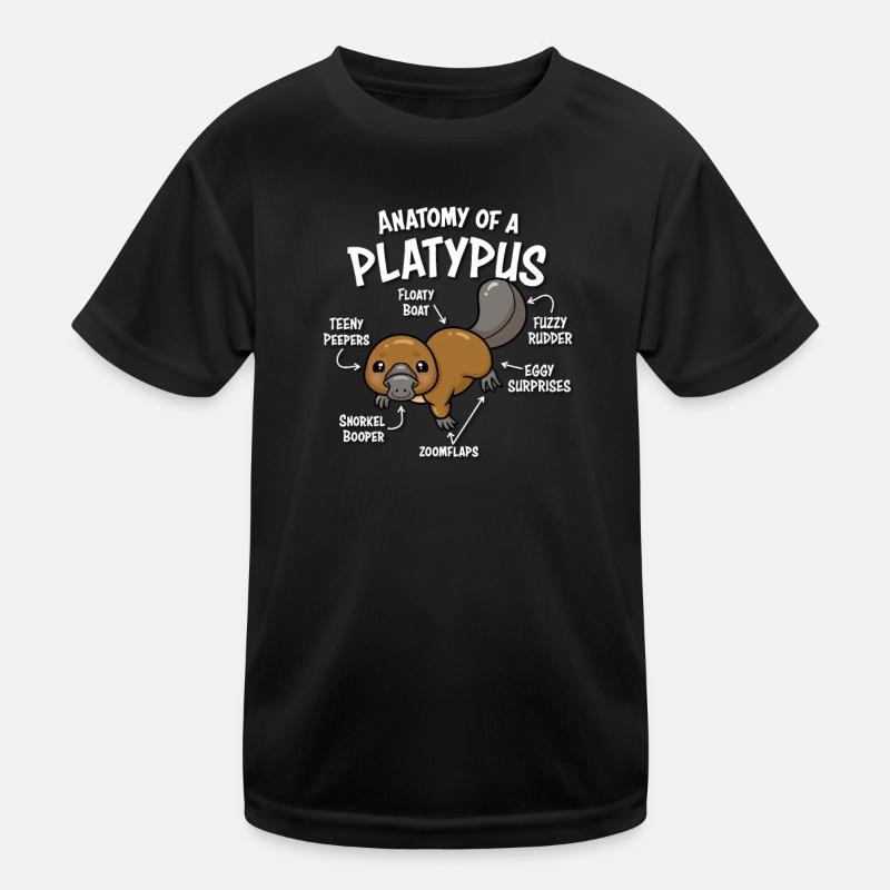 Schnabeltier Kinder Funktions-T-Shirt