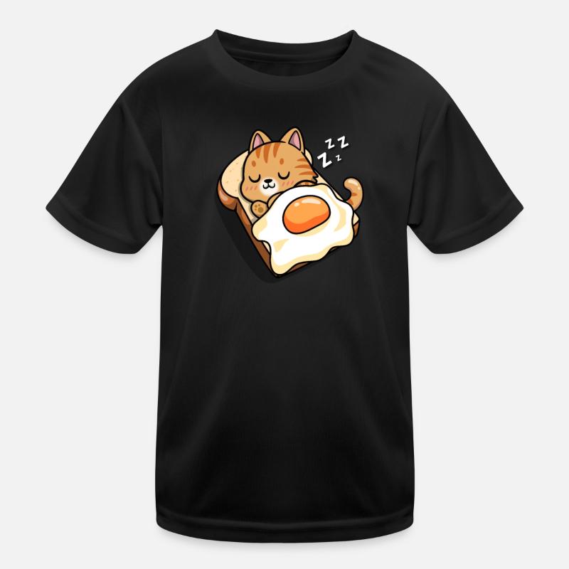 Orange Tabby Katze Kinder Funktions-T-Shirt