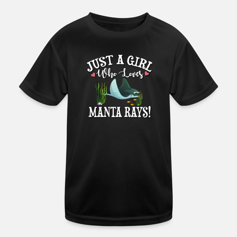 Manta Ray Kids Functional T-Shirt