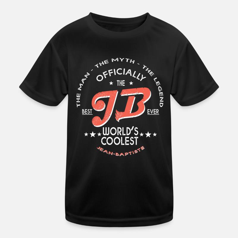 Jean-baptiste gift t-shirt personalized first name Kids Functional T-Shirt