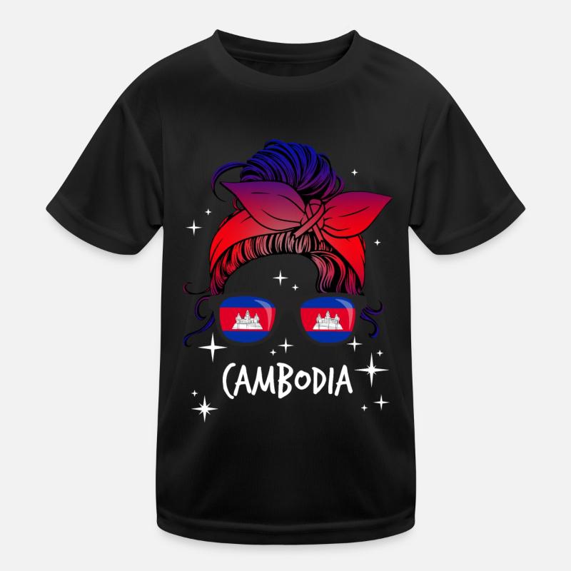 Kambodscha Kinder Funktions-T-Shirt