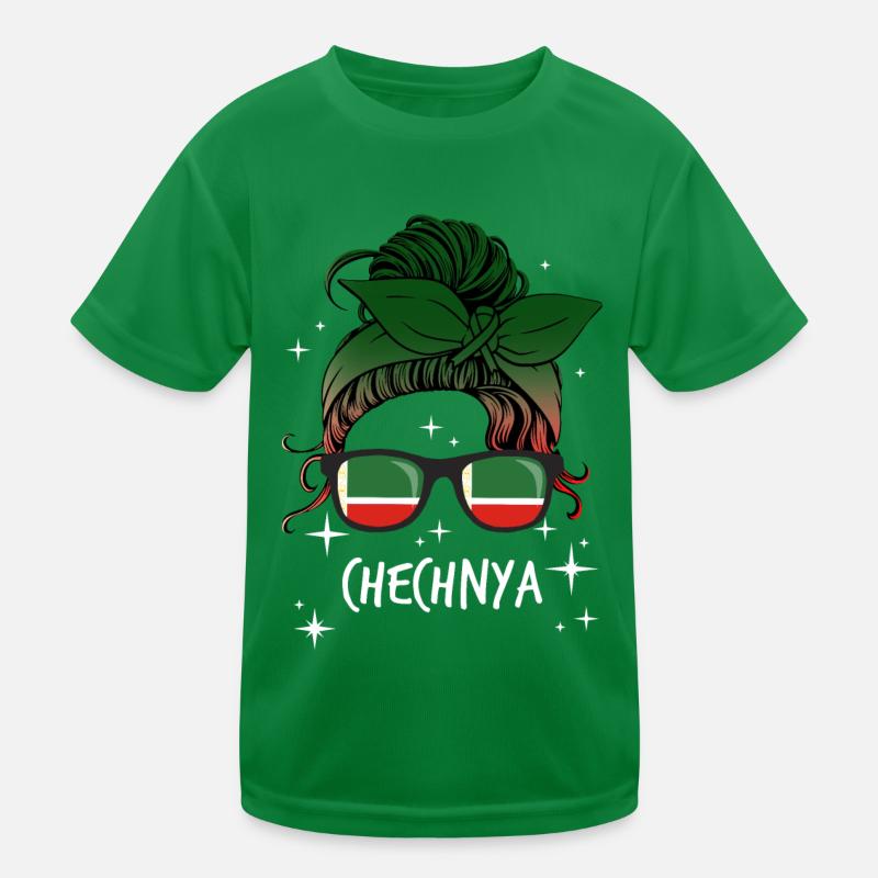 Tschetschenien Kinder Funktions-T-Shirt