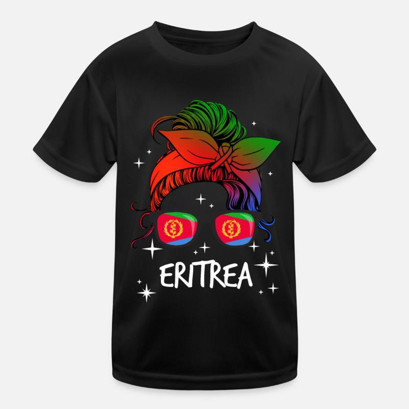 Eritrea Kinder Funktions-T-Shirt