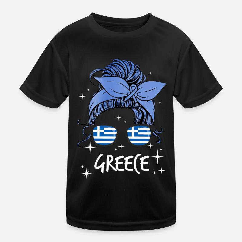 Greece Kids Functional T-Shirt
